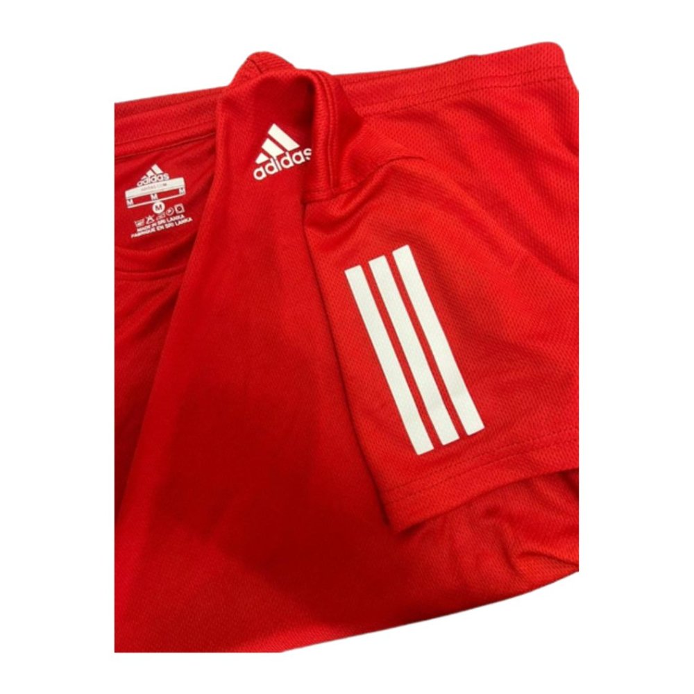 Adidas Men's Dry Fit Red Short Sleeve Training  T-Shirt Size Small - Picture 3 of 5